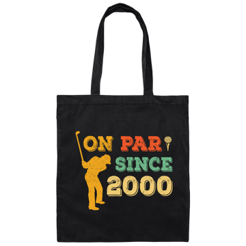 Born In 2000, Born In 20s, Golfing Gift, Golfer Gift, Golfing Lover Canvas Tote Bag