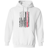 American Flag, American Lover, Heart Flag, Love American Pullover Hoodie