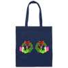 Funny Christmas, Grinch's Hands On The Boobs, Merry Titsmas, Merry Christmas, Trendy Chrismas Canvas Tote Bag