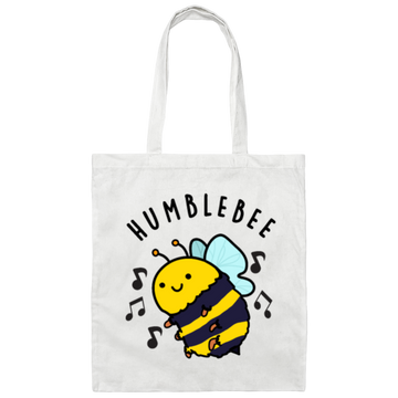 Humble Bee Cute Bumblebee Pun, Funny Bee Canvas Tote Bag