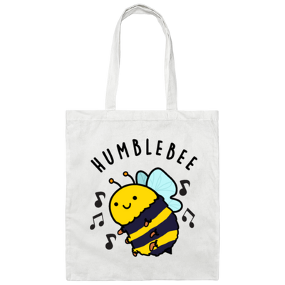 Humble Bee Cute Bumblebee Pun, Funny Bee Canvas Tote Bag