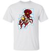 Galaxy Astronaut Fights Octopus, Octopus Love Gift, Love Astronaut Unisex T-Shirt