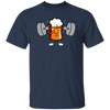Beer Workout, Funny Beer Lover, Beer Love Gift, Beer Do Exercise Unisex T-Shirt