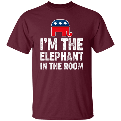 I Am The Elephant In The Room, Republican, American Love Gift, Elephant Lover Unisex T-Shirt