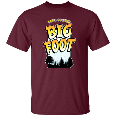 Bigfoot Quest, Funny Sasquatch, Let's Go Find Big Foot, In The Jungle Unisex T-Shirt