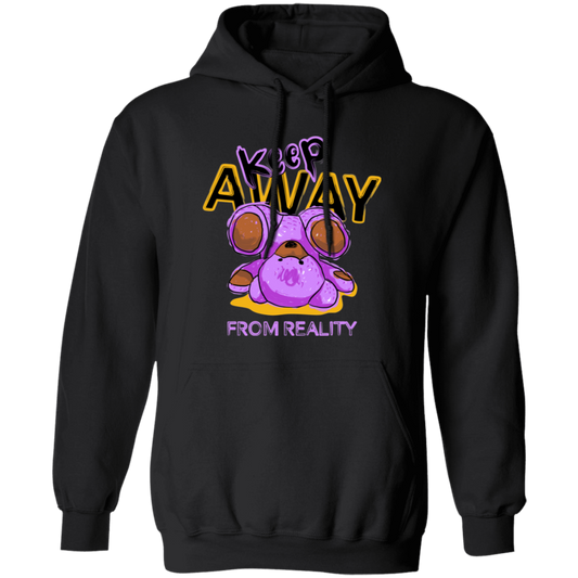 Keep Away From Reality, Cute Teddy, Teddy In Real Pullover Hoodie