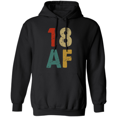 18th Birthday Gift Idea, Retro 18th Gift, Best Of 18th, 18 Vintage, Love 18 Pullover Hoodie