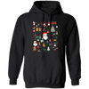 Love Noel, Funny Santa, Merry Christmas, Santa Claus Pullover Hoodie