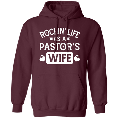 Rocking Life As A Pastor's Wife, Pastor Retro Pullover Hoodie