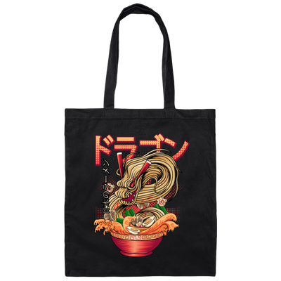 Ramen Lover, Dragon Noodle, Best Ramen, Japanese Noodle, Vintage Ramen Canvas Tote Bag