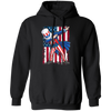 Dabbing Uncle, 4th Of July Gift, Great July 4th, American Flag, US Dabbing Pullover Hoodie