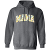 Mama Gift, Floral Mama, Mama Varsity, Mama Design, Mother's Day-yellow Pullover Hoodie