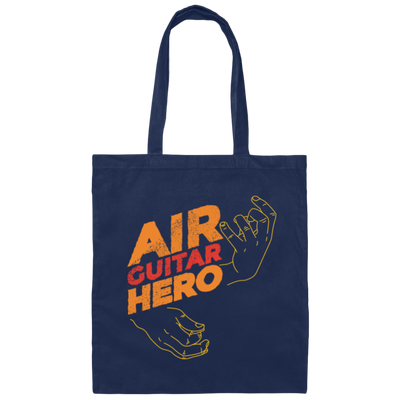 Best Guitar, Love Music, Air Guitar Hero, Love Guitar Gift Idea Canvas Tote Bag