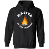 Master Of The Campfire, Camping Lover, Love Campfire, Retro Style Pullover Hoodie