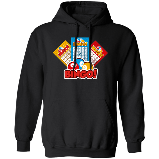 My Lucky Ticket, Lucky Prize, Holler For Bingo, Love Bingo Pullover Hoodie