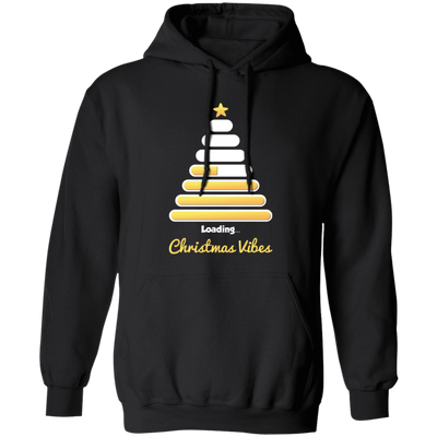 Christmas Tree, Golden Xmas Tree, Loading Xmas Tree, Merry Christmas, Trendy Chrismas Pullover Hoodie