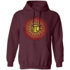 Captain Pi Retro, Pi Day Math Gift, Love Pi, Best Of Pi, Like A Sun Pullover Hoodie