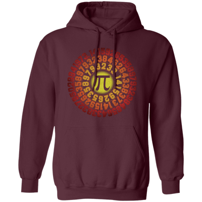 Captain Pi Retro, Pi Day Math Gift, Love Pi, Best Of Pi, Like A Sun Pullover Hoodie