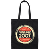 Boys And Girls Gift, Birthday Gifts Vintage 2007, Limited Edition Canvas Tote Bag