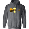 Love Guitar, Guitar Lake Shadow, Moon Lake Night Mathmetics Guitar Awesome Pullover Hoodie