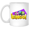 Bingo Balls, Love Bingo, Funny Bingo Game, Funny Game White Mug