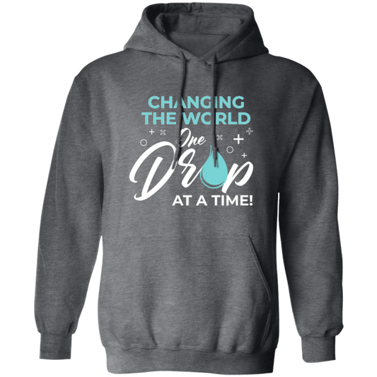 Changing The World, One Drop At A Time, Together Changing, Love World Pullover Hoodie