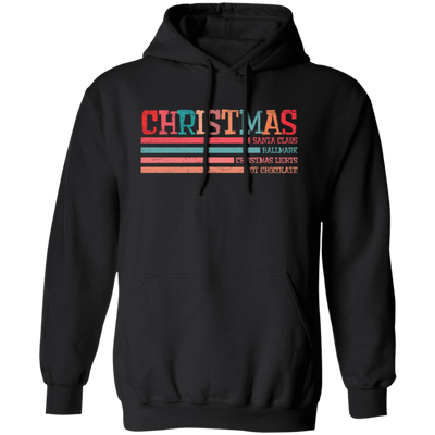 Christmas Vintage Style, Merry Christmas, Trendy Christmas, Santa Claus Pullover Hoodie