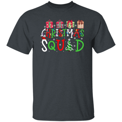 Christmas Squad, Christmas Gift Box, Xmas Light With Gift Box, Merry Christmas, Trendy Christmas Unisex T-Shirt