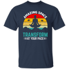 Amazing Space Transform At Your Pace, Retro Yoga Unisex T-Shirt