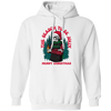 The Season To Be Jolly, Merry Christmas, Trendy Christmas, Skeleton Santa Pullover Hoodie