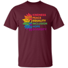 Kindness, Peace, Equality, Inclusion, Hop, Diversity, Lgbt Unisex T-Shirt