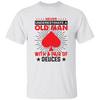 Never Underestimate A Old Man, With A Pair Of Deuces Unisex T-Shirt