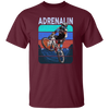 Mountain Bike Gift, Downhill Extrem Sport, Adrenalin Love Gift, Retro Unisex T-Shirt