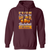 Crazy Basketball Season, Really Love Basketball, Love Basketball Season Pullover Hoodie