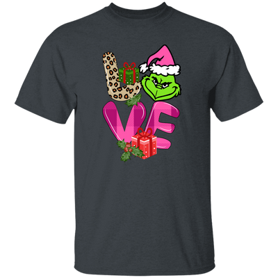 Love Grinch, Pink Grinch, Funny Love Grinch, Trendy Grinch, Merry Christmas, Trendy Christmas Unisex T-Shirt