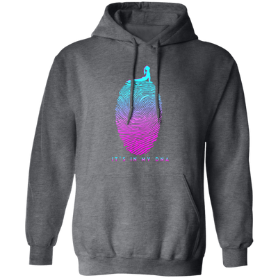 Cute Yoga Gift, Yoga Fingerprint In My DNA Cobra, Lovely Girl Do Yoga Pullover Hoodie