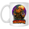 Halloween Holiday, Pumpkin Halloween, Horror Halloween White Mug