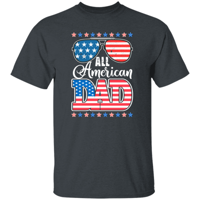 Father's Day, All American Dad, American Sunglasses Unisex T-Shirt