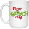 Merry Grinch-mas, Trendy Grinchmas, Grinch Christmas, Merry Christmas, Trendy Christmas White Mug