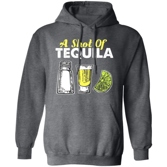 A Shot Of Tequila, The Three Amigos, Lime And Salt Pullover Hoodie