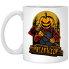 Halloween Night, Horror Halloween, Happy Halloween White Mug