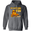 Bearded Dragons, I Am Watching You, Gold Frog, Frog Watching You Pullover Hoodie