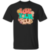 Love Yourself, Peace Love Yourself, Groovy Style, Retro Lovely Gift Unisex T-Shirt