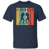 Boxing Lover, Love Boxing, Boxing Silhouette, Retro Boxing Unisex T-Shirt