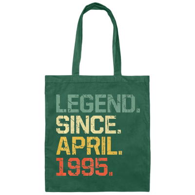 Birthday Gifts Legend Since April 1995 Premium Canvas Tote Bag