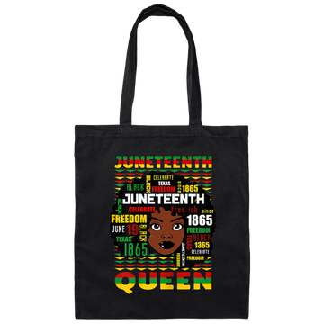 Juneteenth Independence Day 1865, Women Black Pride, Black History Month Canvas Tote Bag