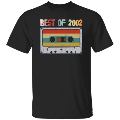 Best Of 2002, 18th Birthday Gift, Retro Cassette Lover, Love Cassette Unisex T-Shirt