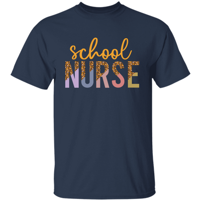 School Nurse, Leopard Nurse, Love Nurse, Leopard School Unisex T-Shirt