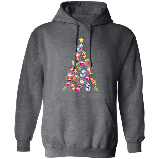 Christmas Tree Made By Xmas Element, Love Christmas Tree, Merry Christmas, Trendy Christmas Pullover Hoodie