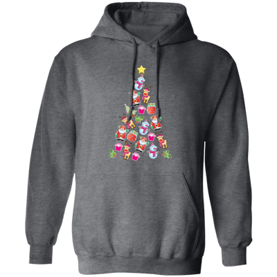 Christmas Tree Made By Xmas Element, Love Christmas Tree, Merry Christmas, Trendy Christmas Pullover Hoodie